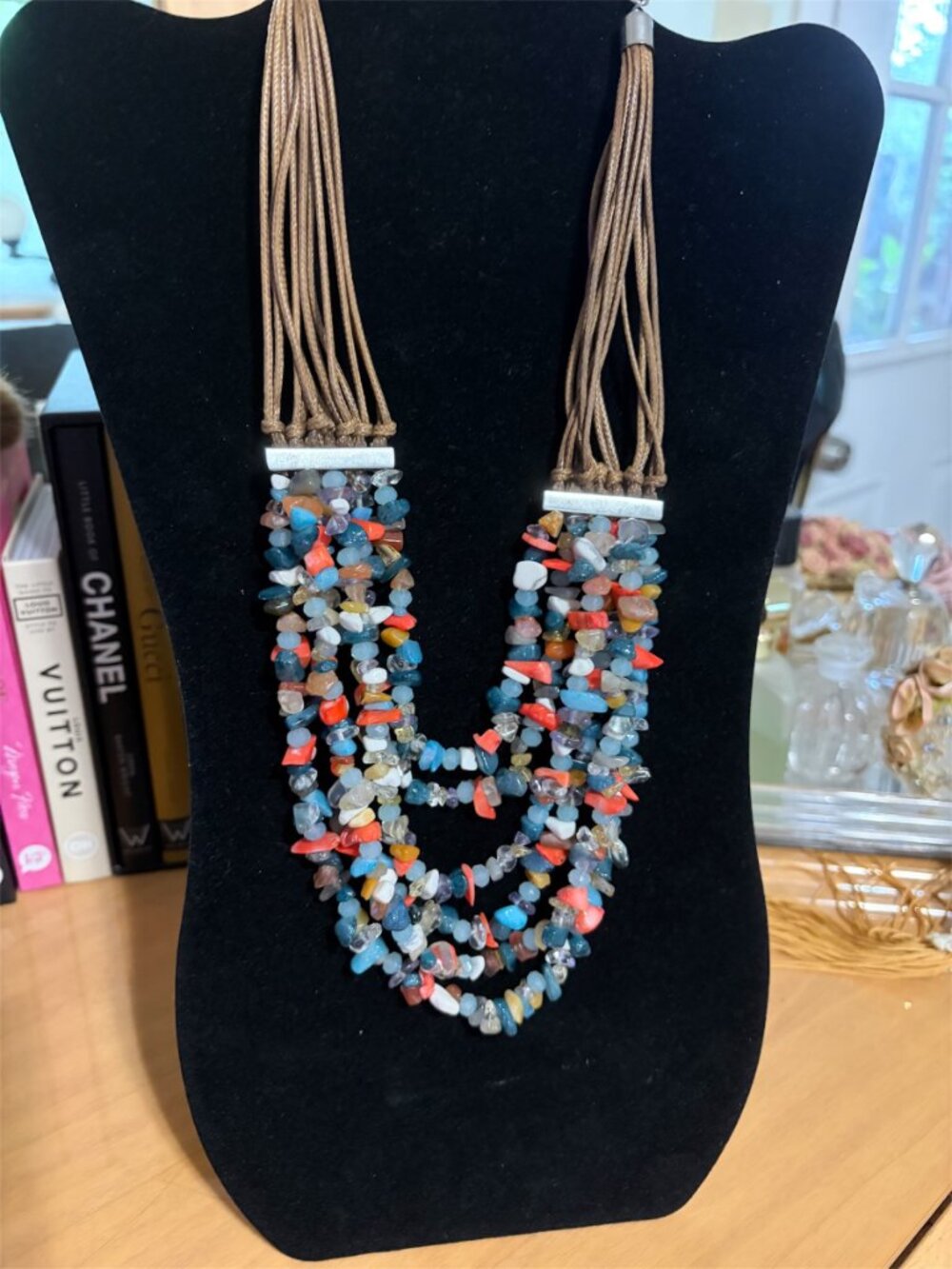 KENNETH COLE NEW YORK BEADED NECKLACE